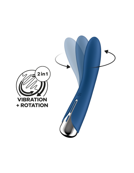 SATISFYER SPINNING VIBE 1 BLUE