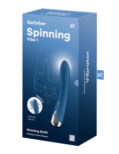 SATISFYER SPINNING VIBE 1 AZUL