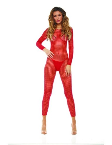 TODO LO QUE TIENES BODYSTOCKING ROJO, OS