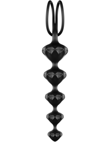 SATISFYER ABALORIOS DE AMOR NEGRO