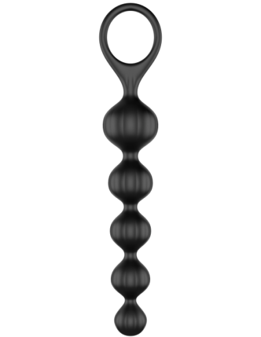 SATISFYER ABALORIOS DE AMOR NEGRO