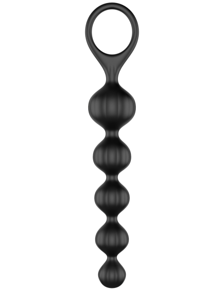 SATISFYER ABALORIOS DE AMOR NEGRO