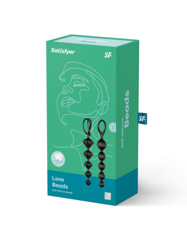 SATISFYER LOVE BEADS BLACK