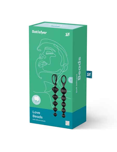 SATISFYER LOVE BEADS BLACK