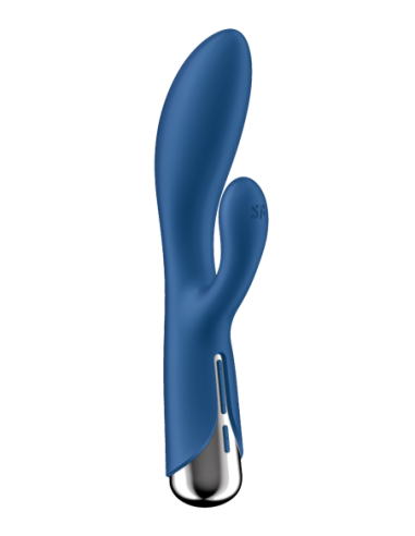 SATISFYER CONEJO GIRATORIO 1 AZUL