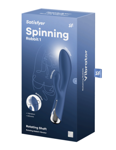 SATISFYER SPINNING RABBIT 1 BLUE