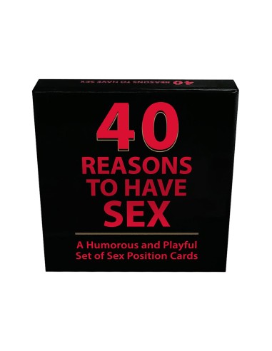 40 REASONS TO HAVE SEX