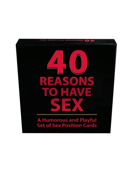 40 REASONS TO HAVE SEX