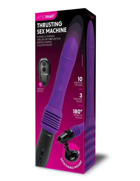 WHIPSMART THRUSTING SEX MACHINE WITH HANDSFREE SUCTION MOUNT