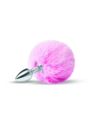 WHIPSMART 3 INCH FLUFFY BUNNY METAL PLUG WITH PINK TAIL