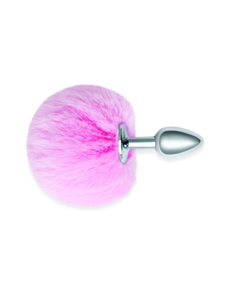WHIPSMART 3 INCH FLUFFY BUNNY METAL PLUG WITH PINK TAIL