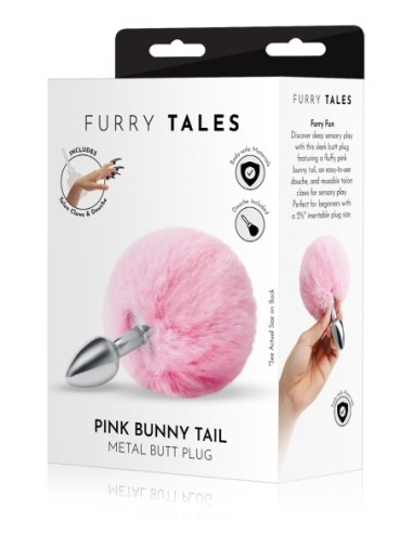 WHIPSMART 3 INCH FLUFFY BUNNY METAL PLUG WITH...