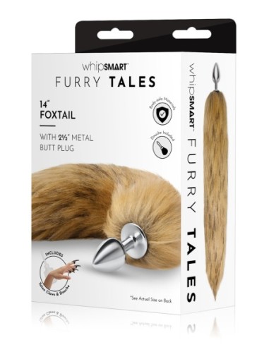 WHIPSMART 3 INCH METAL PLUG WITH 14" FOX TAIL
