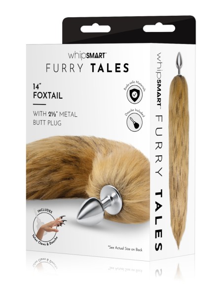 WHIPSMART 3 INCH METAL PLUG WITH 14" FOX TAIL