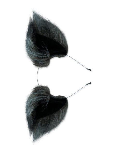 WHIPSMART 4.5 INCH SILICONE PLUG WITH GREY INDIGO FOX TAIL SET