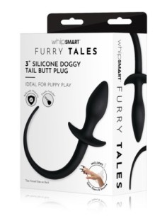 WHIPSMART 2.8 INCH PLAY TAILS SILICONE DOGGY TAIL 2