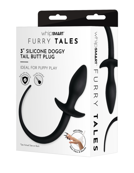 WHIPSMART 2.8 INCH PLAY TAILS SILICONE DOGGY TAIL