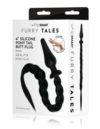 WHIPSMART 4.5 INCH SILICONE PLUG WITH BLACK...