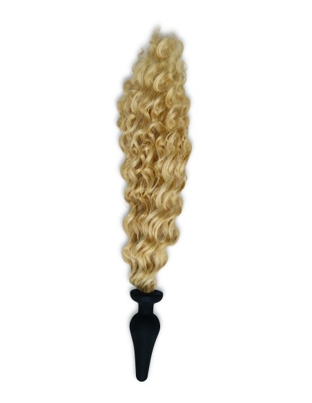 WHIPSMART 4.5 INCH SILICONE PLUG WITH BLONDIE PONY TAIL