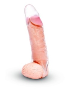 SIZE UP CLEAR VIEW PENIS EXTENDER WITH BALL LOOP CLASSIC 2