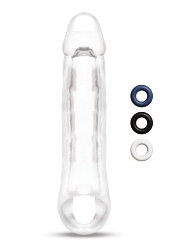 SIZE UP CLEAR VIEW PENIS EXTENDER WITH BALL LOOP GIRTHY