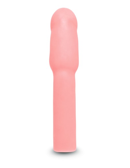 SIZE UP 4 INCH EXTRA REALISTIC PENIS EXTENDER -FLESH