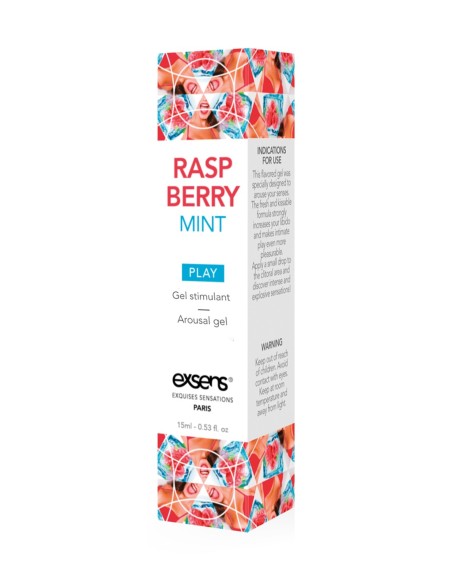 EXSENS GEL AROUSAL FRAMBUESA MENTA 15ML
