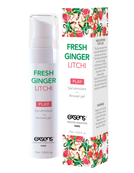 EXSENS GEL EXCITADOR JENGIBRE FRESCO LITCHI 15ML