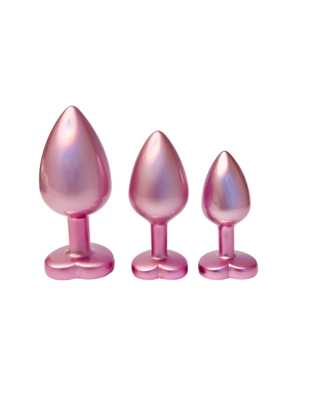 JUEGO DE TAPONES GLEAMING LOVE PEARL PINK