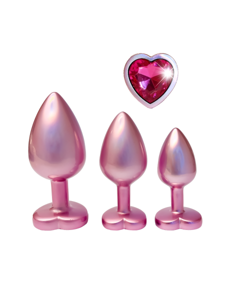 JUEGO DE TAPONES GLEAMING LOVE PEARL PINK