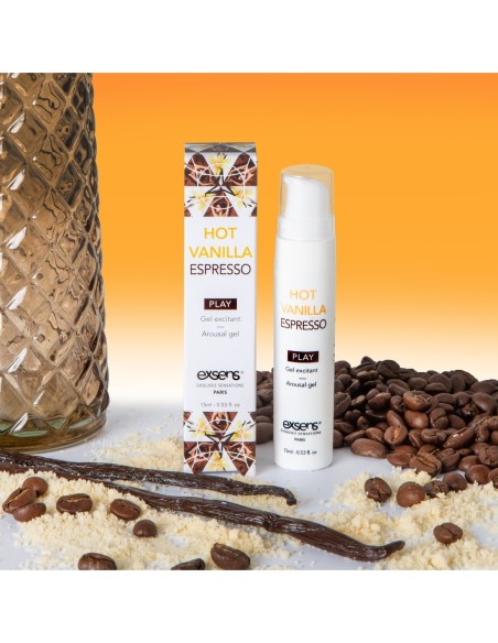 EXSENS GEL EXCITANTE ESPRESSO DE VAINILLA CALIENTE 15ML