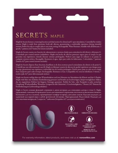 SECRETS MAPLE PURPLE