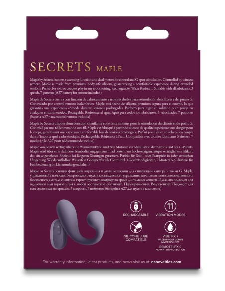 SECRETS MAPLE PURPLE