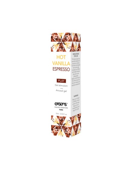 EXSENS GEL EXCITANTE ESPRESSO DE VAINILLA CALIENTE 15ML