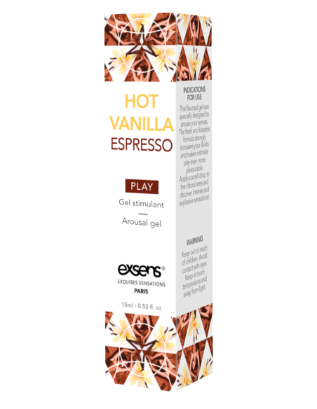 EXSENS GEL EXCITANTE ESPRESSO DE VAINILLA CALIENTE 15ML