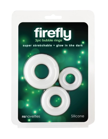 FIREFLY 3 ANILLOS DE BURBUJAS BLANCOS