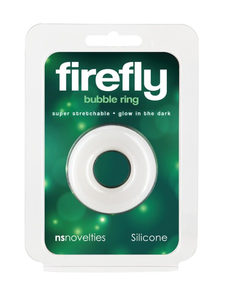 FIREFLY BUBBLE RING SMALL WHITE