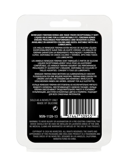 RENEGADE FIREMAN RING SMALL BLACK