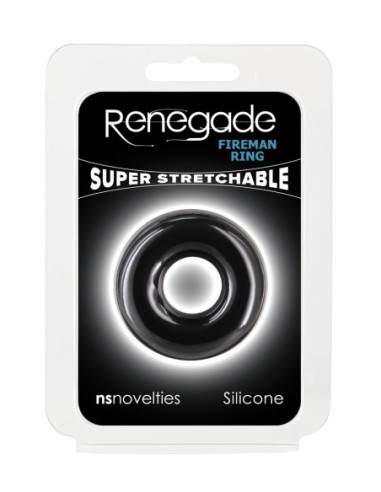 RENEGADE ANILLO DE BOMBERO PEQUEÑO NEGRO