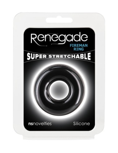 RENEGADE FIREMAN RING MEDIUM BLACK