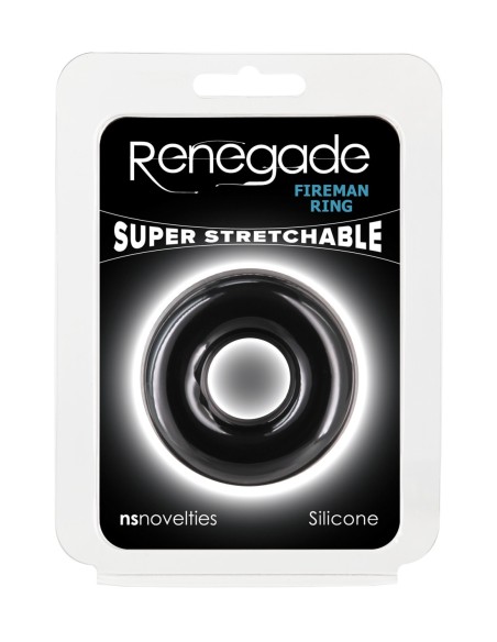 RENEGADE FIREMAN RING MEDIUM BLACK