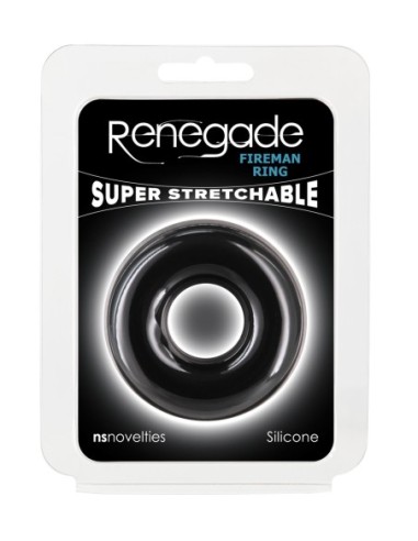 RENEGADE ANILLO DE BOMBERO GRANDE NEGRO