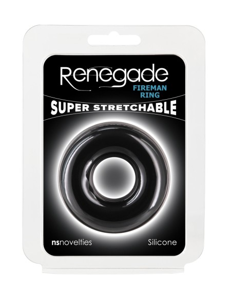 RENEGADE FIREMAN RING LARGE BLACK