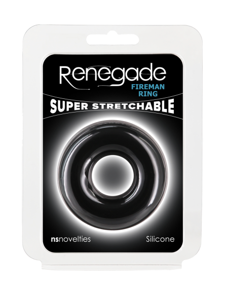 RENEGADE FIREMAN RING LARGE BLACK