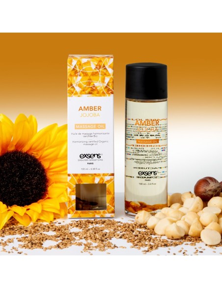 EXSENS ACEITE DE MASAJE ORGÁNICO ÁMBAR JOJOBA 100ML