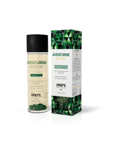 EXSENS ACEITE DE MASAJE ORGÁNICO AVENTURINA AGUACATE 100ML