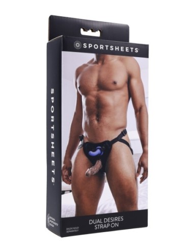 SPORTSHEETS DUAL DESIRES STRAP ON