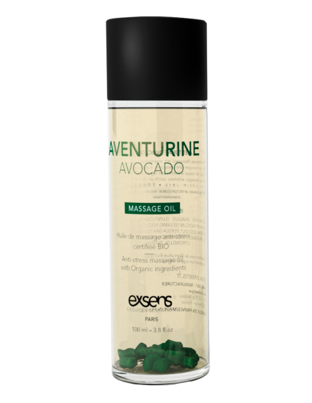 EXSENS ACEITE DE MASAJE ORGÁNICO AVENTURINA AGUACATE 100ML