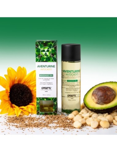 EXSENS ACEITE DE MASAJE ORGÁNICO AVENTURINA...