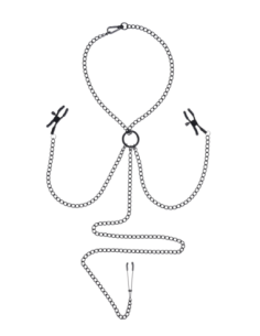 SPORTSHEETS SAFFRON CONJUNTO DE PEZÓN A CLÍTORIS 2